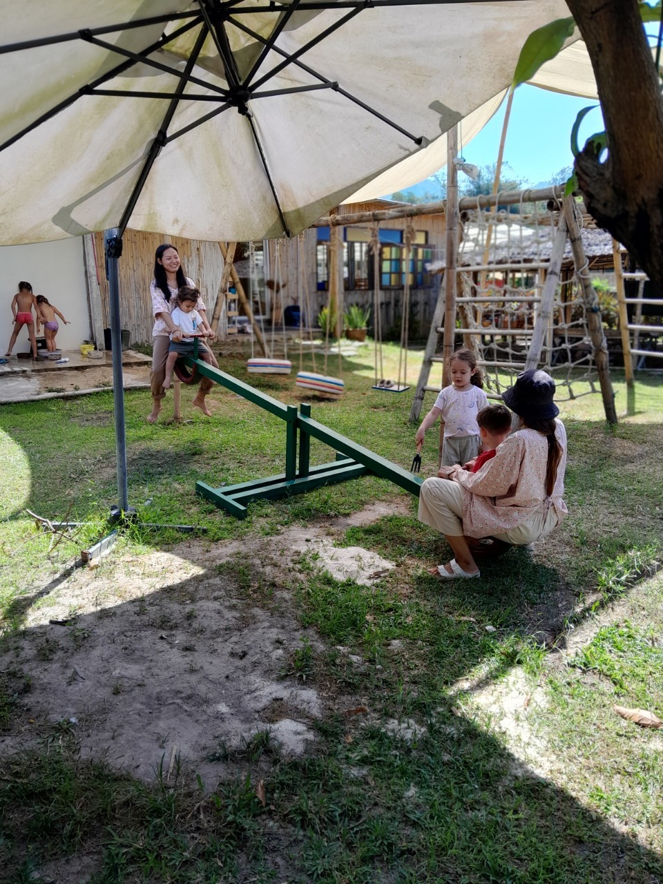 Children on playground